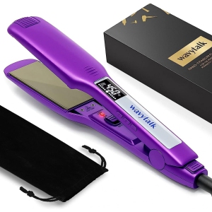 Wavytalk 1.75 Inches Titanium Plates Hair Straightener - Purple