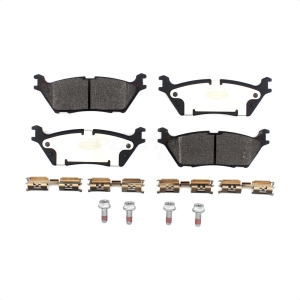 Rear Semi-Metallic Disc Brake Pads PPF-D1790 For Ford F-150 Expedition Lincoln Navigator