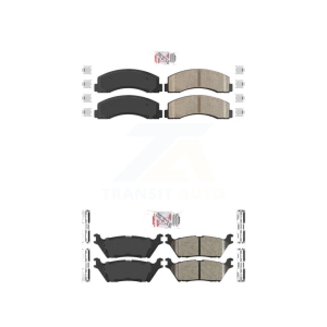 Front Rear Ceramic Disc Brake Pads Kit For Ford F-150 Expedition Lincoln Navigator KNF-101169