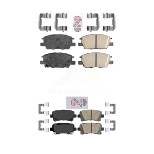 Front Rear Ceramic Disc Brake Pads Kit For 2016 Chevrolet Malibu Carryover Model KNF-101773