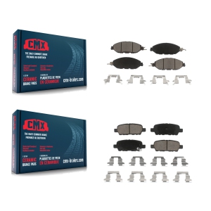 Front Rear Ceramic Brake Pads Kit For Nissan Murano Pathfinder INFINITI QX60 JX35 KCX-100178
