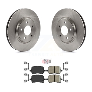Front Brake Rotor & Ceramic Pad Kit For Chevrolet Pontiac Cobalt G5 Saturn Ion Malibu HHR K8A-104141