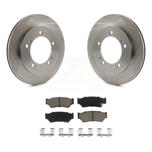Front Disc Brake Rotors And Ceramic Pad Kit For 1999-2004 Chevrolet Tracker Suzuki Vitara K8C-100338