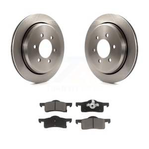 Rear Disc Brake Rotor And Ceramic Pad Kit For 2003-2006 Ford Expedition Lincoln Navigator K8C-101799