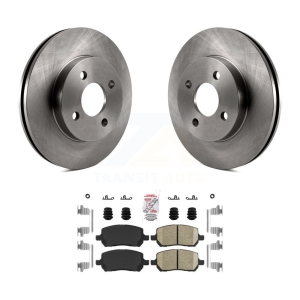 Front Disc Brake Rotor Ceramic Pad Kit For Chevrolet Cobalt Pontiac G5 Saturn Ion Pursuit K8A-104140