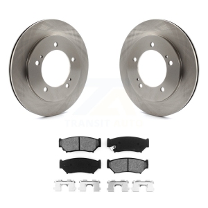 Front Brake Rotor And Semi-Metallic Pad Kit For 1999-2004 Chevrolet Tracker Suzuki Vitara K8S-100025