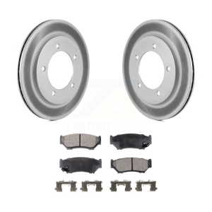 Front Coat Disc Brake Rotor Ceramic Pad Kit For 1999-2004 Chevrolet Tracker Suzuki Vitara KGT-100014
