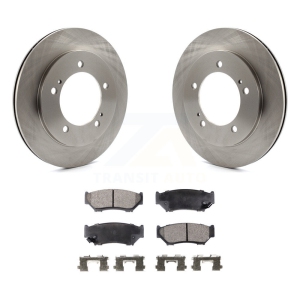 Front Disc Brake Rotors And Ceramic Pad Kit For 1999-2004 Chevrolet Tracker Suzuki Vitara K8T-100022