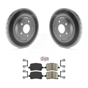 Front Coat Brake Rotors Ceramic Pad Kit For Chevrolet Pontiac Cobalt G5 Saturn Ion Malibu KGA-100322