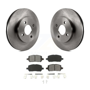 Front Disc Brake Rotor & Semi-Metallic Pad Kit For Chevrolet Cobalt Pontiac G5 Saturn Ion K8S-100037