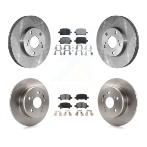 Front Rear Disc Brake Rotors And Ceramic Pads Kit For 2000-2004 Toyota Avalon K8T-101093