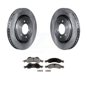 Front Disc Brake Rotors & Ceramic Pad Kit For 2007-2009 Ford Expedition Lincoln Navigator K8T-100151