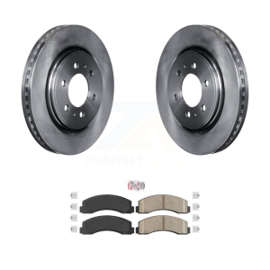 Front Disc Brake Rotors And Ceramic Pads Kit For Ford F-150 Expedition Lincoln Navigator K8A-103772