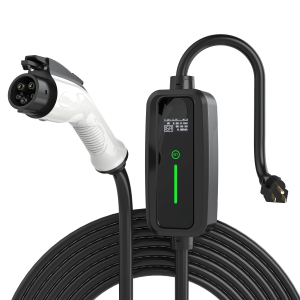 Rexing Level 1 EV Charger 110V 16 Amp, UL Tested and Certified, Indoor/Outdoor Electric Car Fast Charging Station, NEMA 5-15 Plug, J1772 Compatibility, 17ft Extended Cable