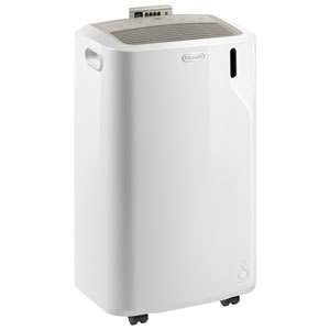 De'Longhi 3-in-1 Portable Air Conditioner - 12000 BTU (500 sq ft Coverage) - 53dB, Remote - White