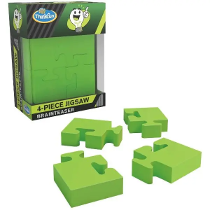 Pocket Brainteaser A-Ha! Jigsaw Puzzle 4 Pcs