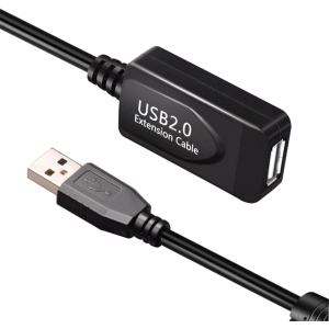USB 2.0 Extension Cable 50Ft,USB 2.0 Extender Cord Type A Male to A Female for Printer, Keyboard, Game Console,Loudspeaker, scanners, Security Camera and More (50Ft/15M)