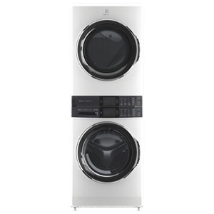 Electrolux 6 Series 5.2 Cu. Ft. Electric Washer & 8 Cu. Ft. Dryer Laundry Tower -Energy Star (ELTE760CAW) - White