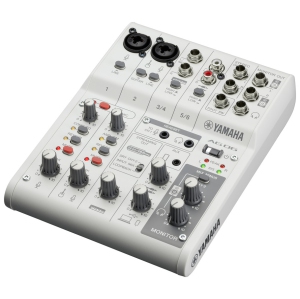 Yamaha AG06MK2 Mixer w/ USB Audio Interface - White