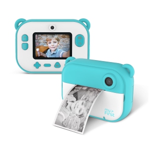myFirst Camera Insta 2 - Kids Instant Print Camera, 12MP Photos, 1080P Video, Gift for Boys & Girls 3-12, microSD Card, Travel Camera (Blue)