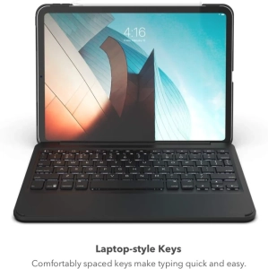 Backlit Folio Keyboard Case for iPad Pro 11" (2018) and iPad 10.9" (2020) - Black