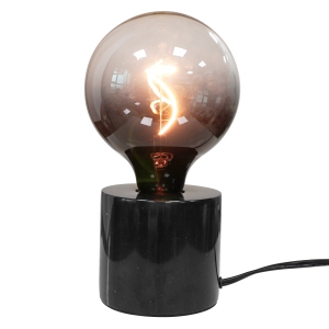 BAZZ Black Marble Table Lamp 4W 150 Lumens 2200K 80+CRI LED Bulb Included, T1002BK