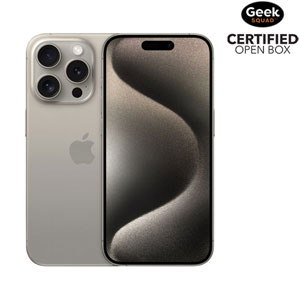 Open Box - Apple iPhone 15 Pro 1TB - Natural Titanium - Unlocked