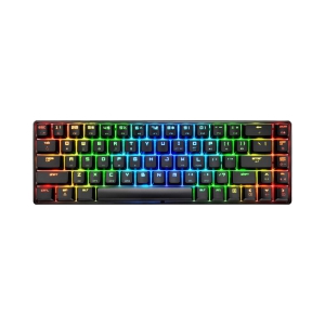 Mechanical Gaming Keyboard 18 Chroma RGB Backlit Keyboard with Type C Blue Switches 68 Keys Anti-ghosting Wired Gaming Keyboard for PC/Mac Gamer, Typist, Tactile, Black RGB