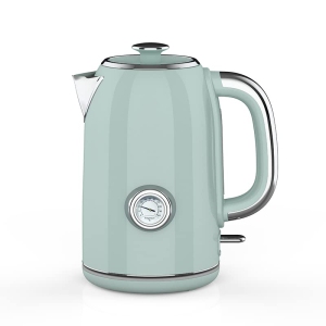 Bear 1.7L Electric Kettle, BPA Free, Stainless, Electric Kettle hot water and coffee. 1500W （MINT GREEN）