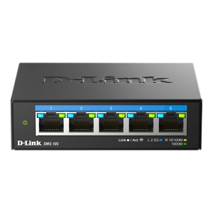 D-Link 5-Port Multi-Gigabit 2.5GB Unmanaged Switch- DMS-105