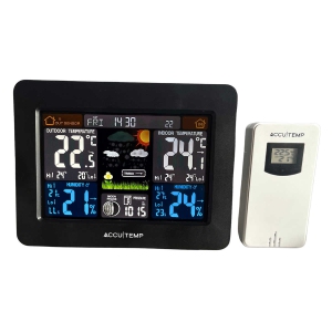 AccuTemp Wireless Colour Weather Station
