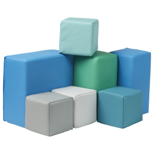 Toddler Foam Building Blocks, Foam Playset, 7-Piece