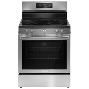 Frigidaire Gallery 30" 5.3 Cu. Ft. Total Convection 5-Element Electric Range with Air Fry (GCRE306CBF) - Stainless Steel