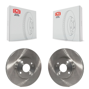 Front Disc Brake Rotors Pair For Ford Escort Mazda Protege MX-3 Mercury Tracer K8-100132