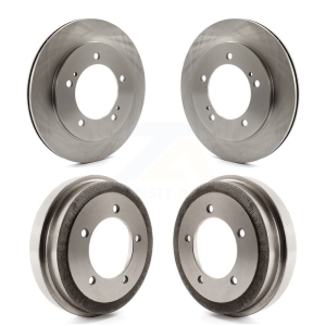 Front Rear Disc Brake Rotors Drums Kit For 2000-2004 Chevrolet Tracker Suzuki Vitara K8-102042