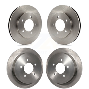 Front Rear Brake Rotors Kit For Ford Expedition Lincoln Navigator With 14mm Wheel Lugs 4WD K8-101099