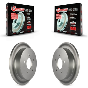 Rear Coat Brake Rotors Pair For Ford F-150 Heritage Expedition Lincoln Navigator Blackwood KG-100429