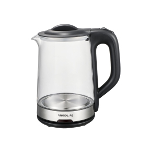 Frigidaire - Cordless Glass Kettle, 1.7 Liter Capacity, Stainless Steel