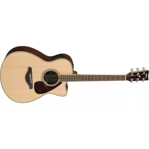 Yamaha FSX830C Concert Acoustic/Electric Guitar with Cutaway - Natural