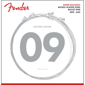 Fender Super Bullets Nickel Plated Strings - Ball End 9-42