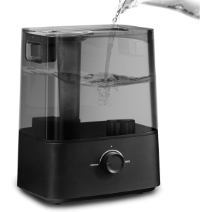 LEVOIT Humidifier for Bedroom Large Room, 6L Top Fill Cool Mist Humidifiers Plants, Baby, Lasts Up to 60h, Easy Use and Clean, Quiet Operation, Automatic Shut-Off, Black