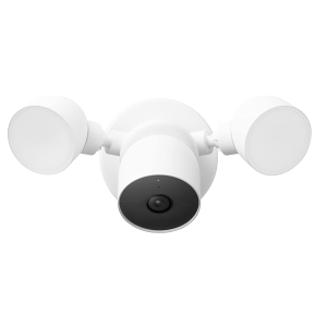 Google Nest Cam Wired Outdoor Security Camera with Floodlight