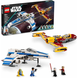 LEGO Star Wars: Ahsoka New Republic E-Wing vs. Shin Hati’s Starfighter Playset Based on The Ahsoka Series, Show Inspired Building Toy for Ahsoka Fans Featuring 5 Star Wars Figures
