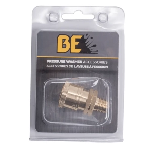 Pressure washer fitting COUPLER, 1/4"QC MNPT PKG