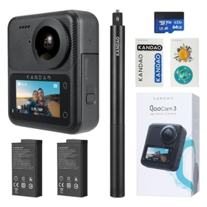 Kandao QooCam 3 360° Action Camera - Travel Combo