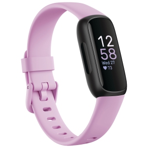 Fitbit Inspire 3 Moniteur d'Activité avec Moniteur de Rythme Cardiaque & Suivi du Sommeil – Résistant à l'Eau – Lilas Bliss
