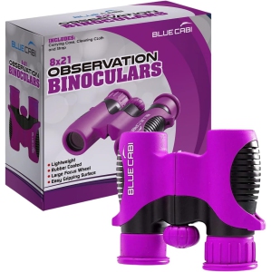 BlueCabi 8x21 Kids Binoculars Set - Purple