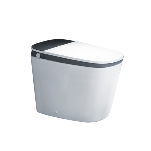 WOODBRIDGE B0930S Smart Bidet Toilet with 1.28 GPF Dua Flush Auto Open & Close, Auto Flush,Foot Sensor Flush, 1000 Gram MaP Flushing Score,LED Display