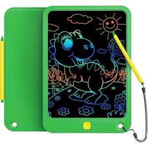 LCD Writing Tablet 10 inch - Toddler Toys for 3-12 Years Old, Drawing Pad for Kids, Boys, Girls - Doodle Board - Perfect Stocking Stuffer, Christmas Gift (Green)