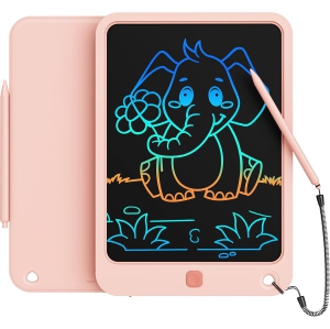 LCD Writing Tablet 10 inch - Toys for 2-8 Year Old, Unicorn Doodle Board, Drawing Pad - Unicorn Gifts for Boys, Girls - Birthday Presents for kids (Pink)